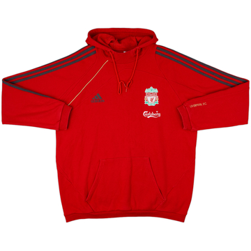 2009-10 Liverpool adidas Sweat à capuche - 9/10 - (XL)