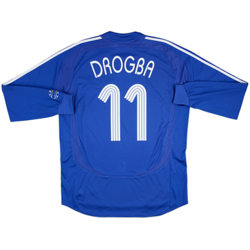 2006-08 Chelsea Maillot Domicile Manches Longues Drogba #11 - 4/10 - (L)
