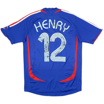 Maillot domicile France 2006-07 Henry #12 - 4/10 - (S)