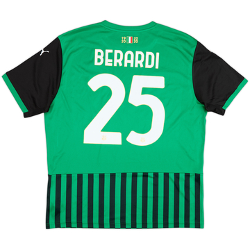 2020-21 Sassuolo Maillot Domicile Berardi #25 - 8/10 - (XL)