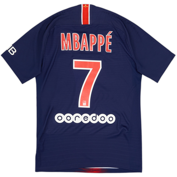 2018-19 Paris Saint-Germain Maillot Domicile Authentique Mbappe #7 - 8/10 - (S)