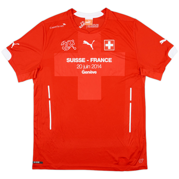 Maillot domicile Suisse 2014-15 - 6/10 - (L)
