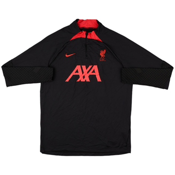 2022-23 Liverpool Nike Haut d'entraînement 1/4 zip - 8/10 - (L)