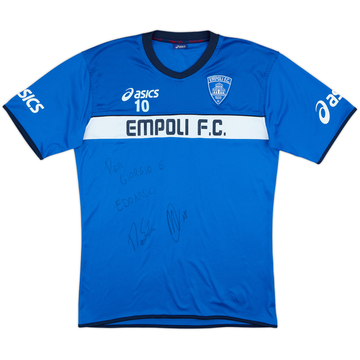 2010-11 Empoli Maillot d'entraînement Asics version joueur signé #10 - 8/10 - (L)