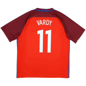 2016-17 England Maillot extérieur Vardy #11 - 10/10 - (XL)