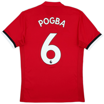 2017-18 Manchester United Maillot Domicile Pogba #6 - 8/10 - (S)