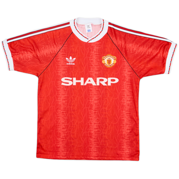 1990-92 Manchester United Maillot domicile - 8/10 - (M)