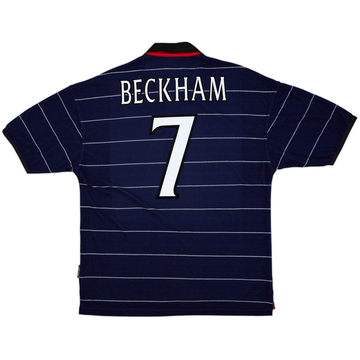 1999-00 Manchester United maillot extérieur Beckham #7 (L)