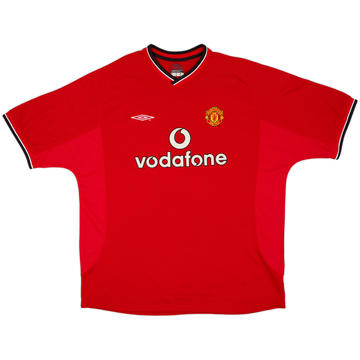 2000-02 Manchester United Maillot Domicile - 5/10 - (XXL)