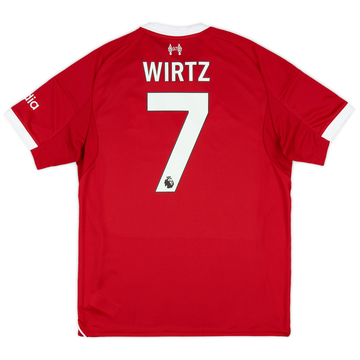 2025-26 Liverpool Maillot Domicile Wirtz #7