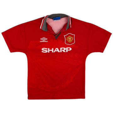 1994-96 Manchester United Maillot domicile - 6/10 - (L.Boys)
