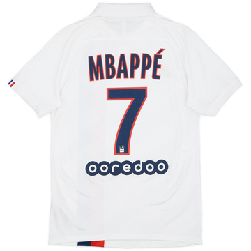2019-20 Paris Saint-Germain Maillot Third Authentique Mbappe #7 - 8/10 - (S)