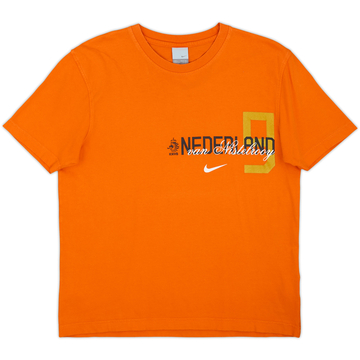 2006-07 Netherlands Nike T-shirt graphique v.Nistelrooy #9 - 8/10 - (L)
