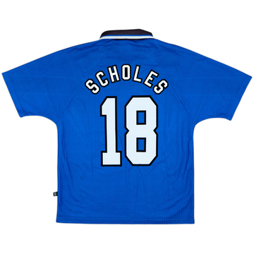 1996-98 Manchester United Troisième maillot Scholes #18 - 8/10 - (M)