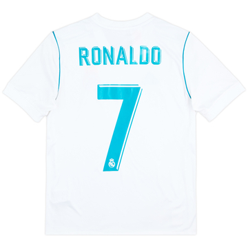 2017-18 Real Madrid Maillot domicile Ronaldo #7 - 8/10 - (L.Boys)