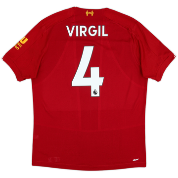2019-20 Liverpool Maillot domicile Virgil #4 - 10/10 - (M)