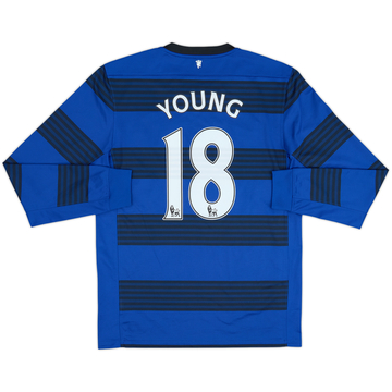 2011-13 Manchester United Maillot Extérieur Manches Longues Young #18 - 10/10 - (M)