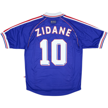 1998-00 France 'Pour Toi Zinedine Zidane' Maillot domicile Zidane #10 - 9/10 - (M)