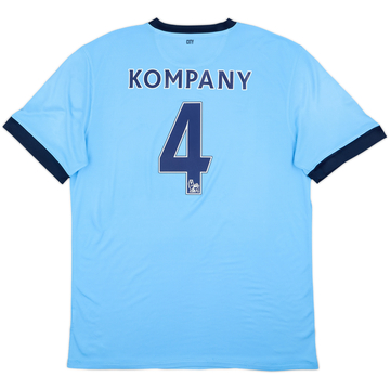 2014-15 Manchester City Maillot Domicile Kompany #4 - 6/10 - (XXL)