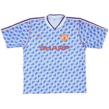 1990-92 Manchester United Maillot Extérieur - 5/10 - (L/XL)