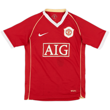 2006-07 Manchester United Maillot Domicile - 6/10 - (M.Boys)