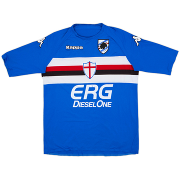 2006-07 Sampdoria Maillot Domicile Version Joueur - 6/10 - (L)