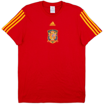 2010-11 Spain adidas T-shirt en coton - 10/10 - (M)
