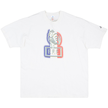 1998-00 France adidas Tee graphique - 7/10 - (XL)