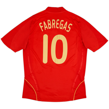 2007-09 Spain Maillot domicile Fabregas #10 - 6/10 - (L)