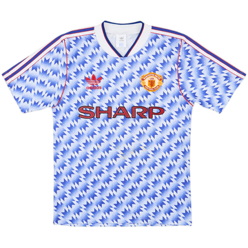 Maillot extérieur Manchester United 1990-92 - 7/10 - (S)