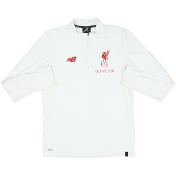 2017-18 Liverpool New Balance Haut d'entraînement 1/4 Zip - 5/10 - (M)
