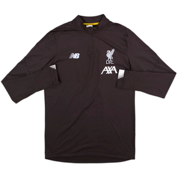 2019-20 Liverpool New Balance 1/4 Zip Haut d'entraînement - 9/10 - (L)