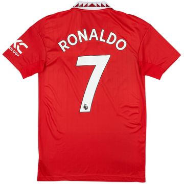 2022-23 Manchester United Maillot Domicile Ronaldo #7 - 6/10 - (XS)