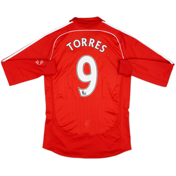 2006-08 Liverpool Domicile Maillot ML Torres #9 - 6/10 - (S)