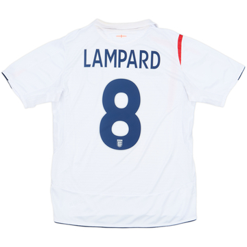 2005-07 England Maillot Domicile Lampard #8 - 5/10 - (M)