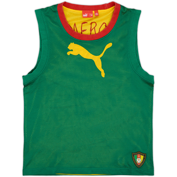2010s Cameroun Puma Gilet d'entraînement réversible - 8/10 - (M)