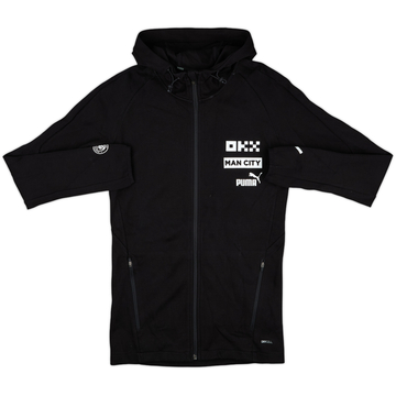 2021-22 Manchester City Puma Haut de survêtement à capuche - 9/10 - (S)