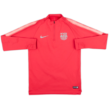 2018-19 Barcelona Nike 1/4 Zip Sweat - 7/10 - (S)