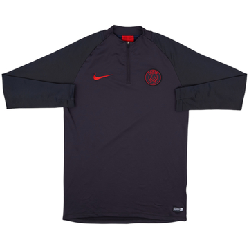 2019-20 Paris Saint-Germain Nike Haut d'entraînement 1/4 zip - 8/10 - (M)