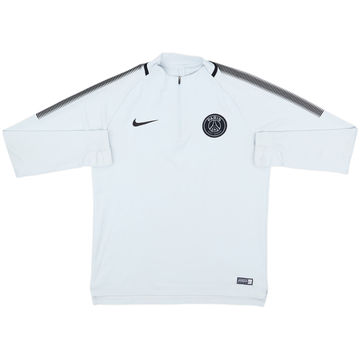 2017-18 Paris Saint-Germain Nike 1/4 Zip Haut d'entraînement - 8/10 - (M)