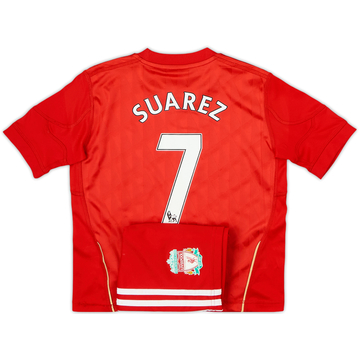 2010-12 Liverpool Kit complet Suarez #7 - 6/10 - (5-6 ans)