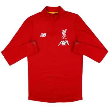 2019-20 Liverpool New Balance Haut d'entraînement 1/4 Zip - 8/10 - (M)