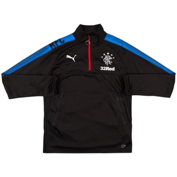 2017-18 Rangers Puma Sweat-shirt 1/4 Zip - 10/10 - (M)