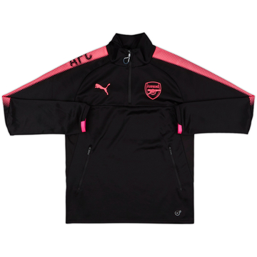 2017-18 Arsenal Puma 1/4 Zip Haut d'entraînement - 9/10 - (S)