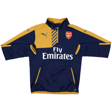 2015-16 Arsenal Puma Haut d'entraînement 1/4 Zip - 7/10 - (M)