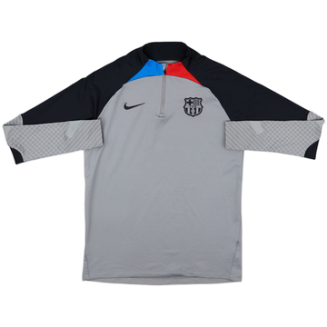 2021-22 Barcelona Nike 1/4 Zip Haut d'entraînement - 7/10 - (M)