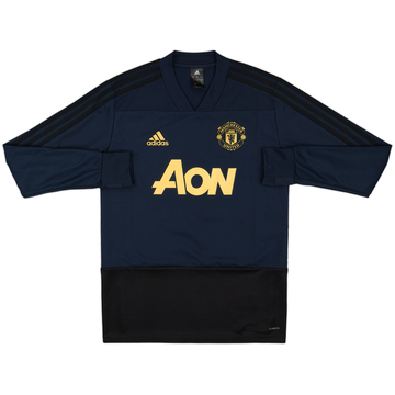 2018-19 Manchester United adidas Haut d'entraînement - 10/10 - (S)