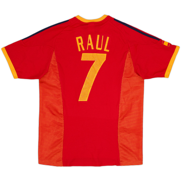 2002-04 Maillot Domicile Espagne Raul #7 - 5/10 - (M)