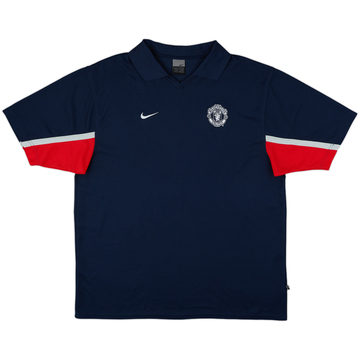 2002-03 Manchester United Nike Polo - 9/10 - (XL)