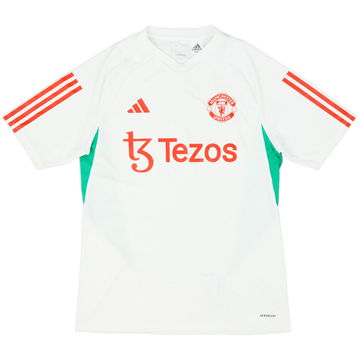 2023-24 Manchester United adidas Maillot et short d'entraînement - 7/10 - (M)